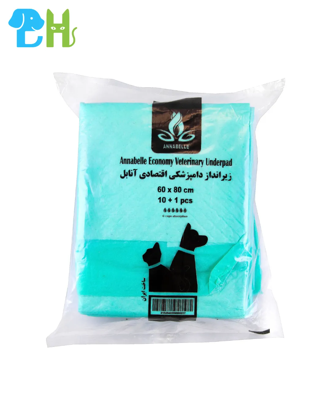 زیرانداز بهداشتی حیوانات خانگی آنابل 60 در 80 بسته 11 عددی