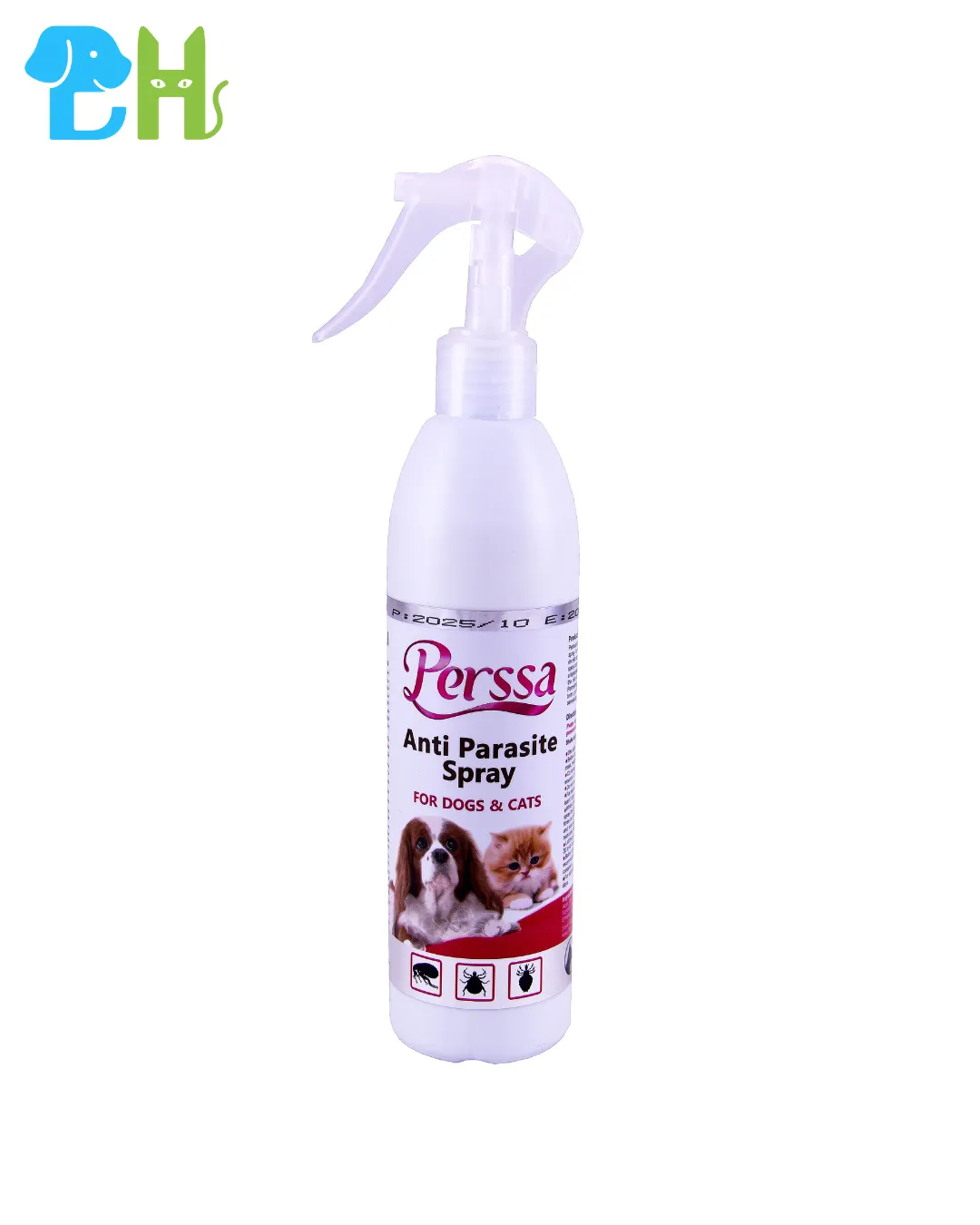 اسپری ضد انگل سگ و گربه پرسا مدل DOGS & CATS حجم 300 میلی‌لیتر
