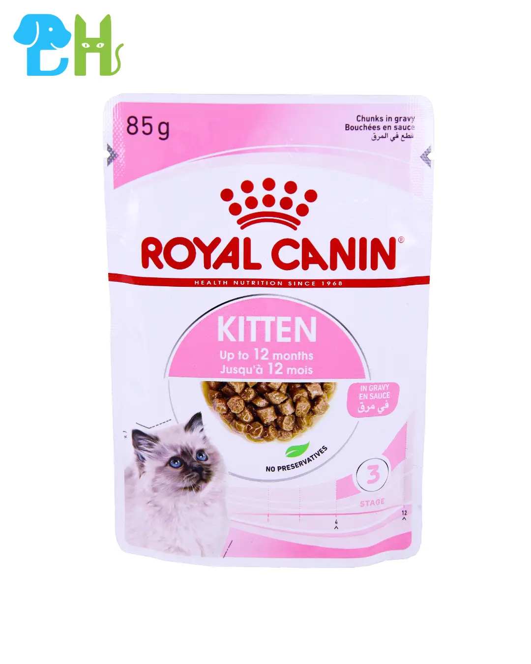 غذای پوچ بچه گربه رویال کنین Kitten وزن 85 گرم
