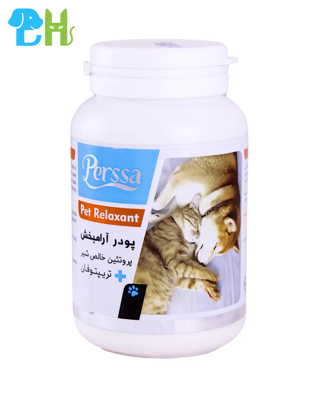 پودر آرامبخش سگ و گربه پرسا مدل pet Relaxant وزن ۲۰۰ گرم