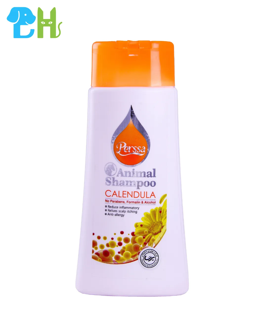 شامپو حیوانات پرسا مدل کالاندولا حجم 250 میلی‌لیتر